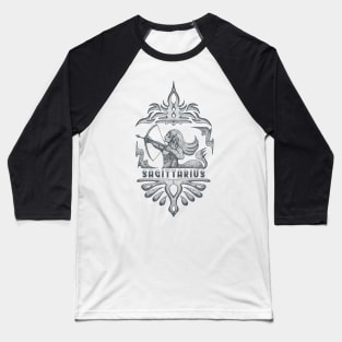 Sagittarius Zodiac Sign Baseball T-Shirt